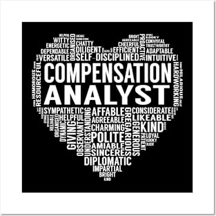 Compensation Analyst Heart Posters and Art